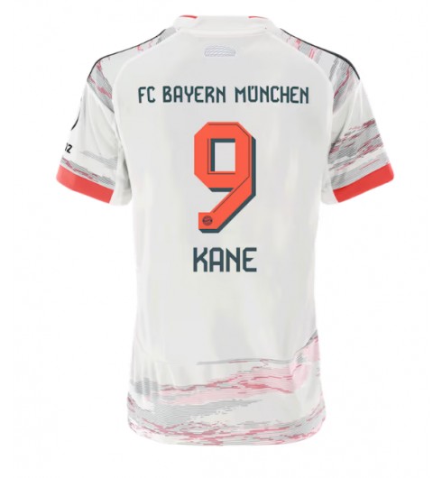Bayern Munich Harry Kane #9 Venkovní Dres pro Dámské 2025-26 Krátký Rukáv Bayern Munich Harry Kane #9 Venkovní Dres pro Dámské 2025-26 Krátký Rukáv